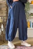 Basso Baby Cord Tiered Cuff Pant Navy